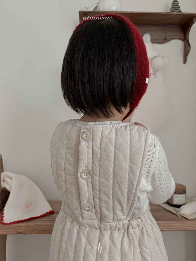 Atomeme - Korean Baby Fashion - #babyclothing - Fore Quilted One-piece - 9