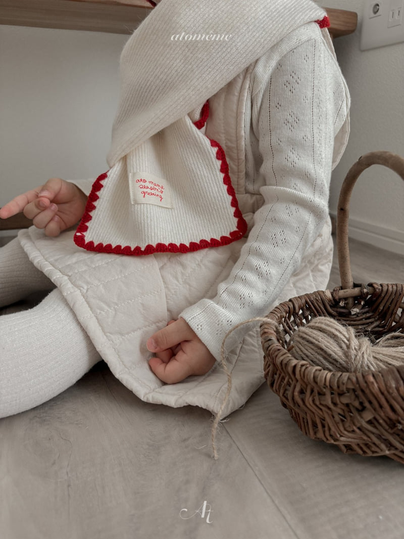 Atomeme - Korean Baby Fashion - #babygirlfashion - Noel Muffler - 7