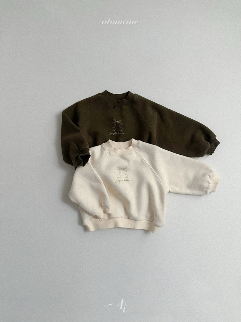 Atomeme - Korean Baby Fashion - #babylifestyle - Ribbon Bell Sweatshirt
