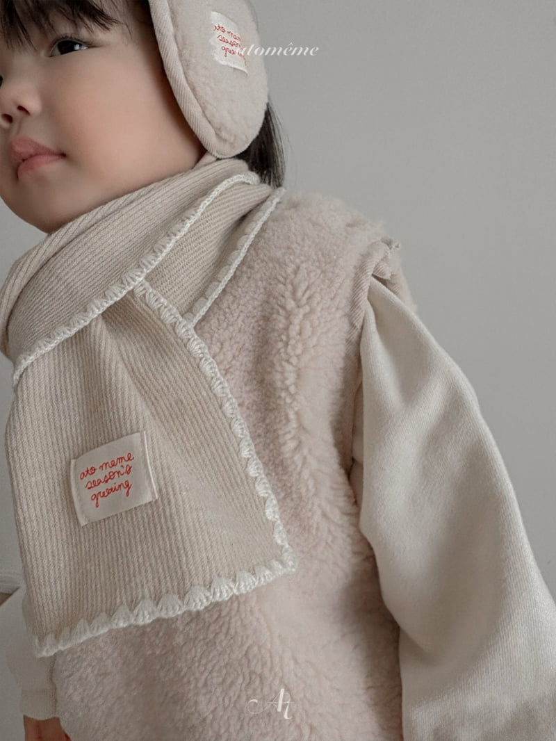 Atomeme - Korean Baby Fashion - #babyootd - Noel Muffler - 10