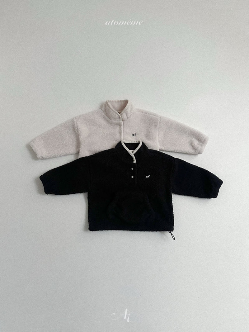 Atomeme - Korean Baby Fashion - #babyootd - Mongle Heavy Fleece Top - 2