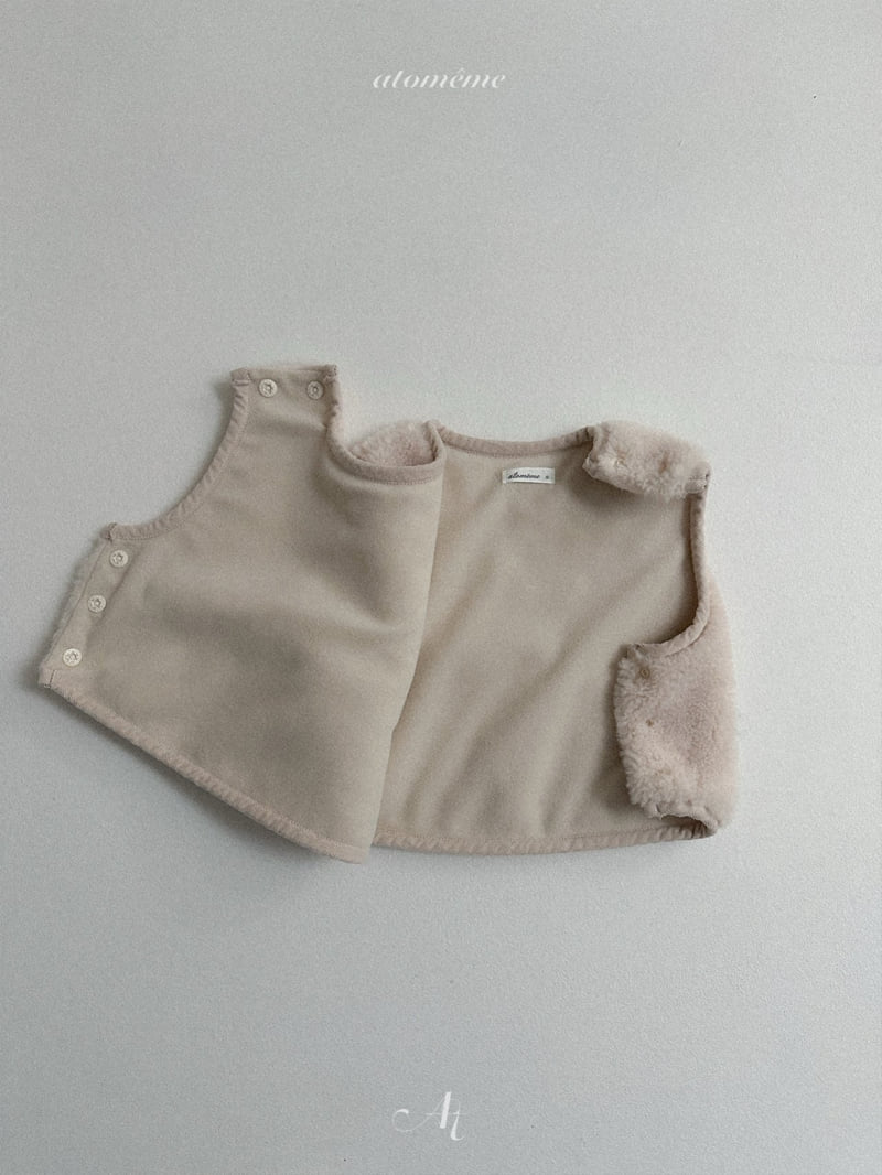 Atomeme - Korean Baby Fashion - #babyoutfit - Teddy Vest - 3