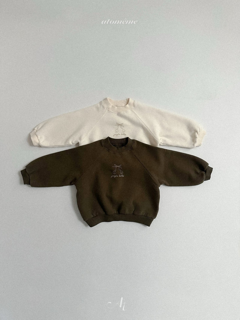 Atomeme - Korean Baby Fashion - #babyootd - Ribbon Bell Sweatshirt - 4