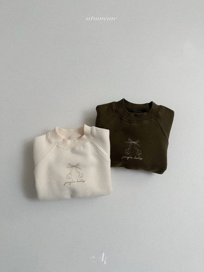 Atomeme - Korean Baby Fashion - #babyoutfit - Ribbon Bell Sweatshirt - 5