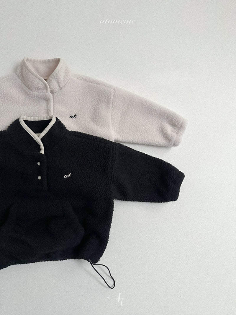 Atomeme - Korean Baby Fashion - #babyoutfit - Mongle Heavy Fleece Top - 3