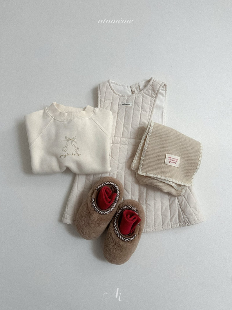 Atomeme - Korean Baby Fashion - #onlinebabyboutique - Ribbon Bell Sweatshirt - 7