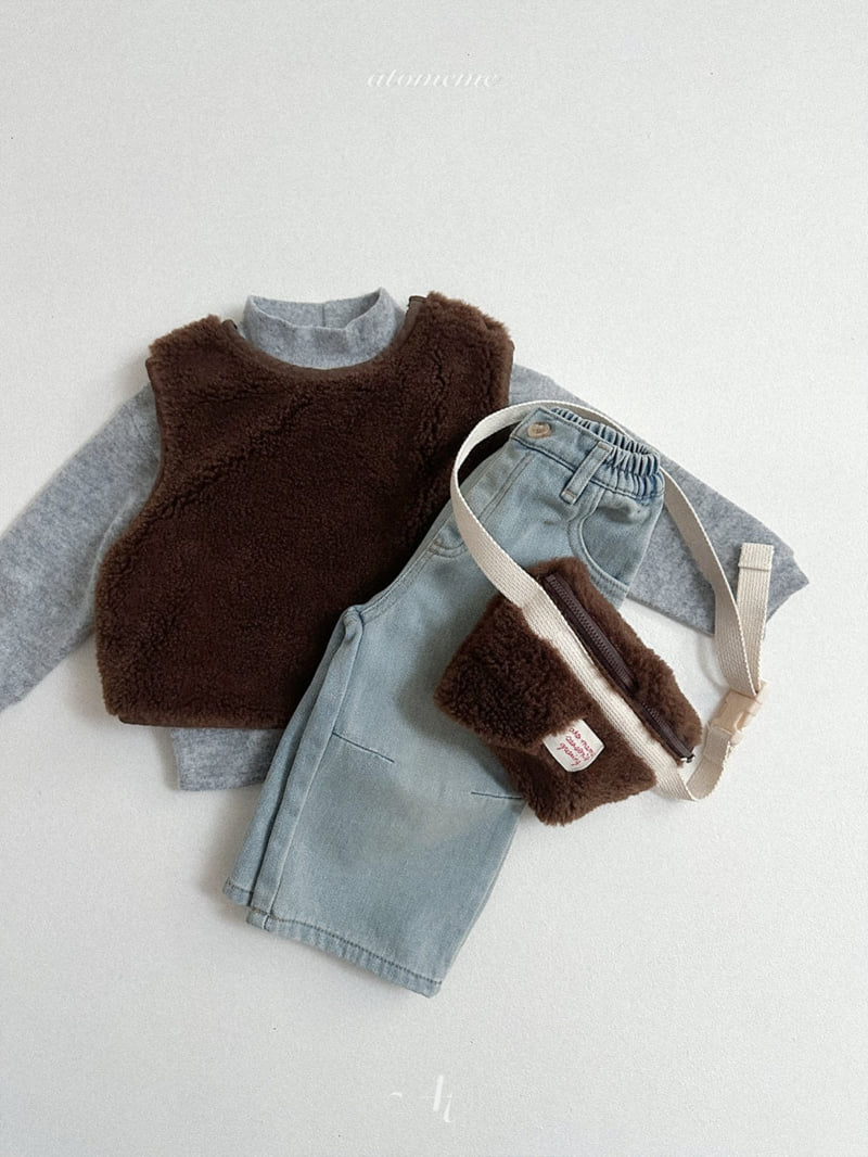 Atomeme - Korean Baby Fashion - #onlinebabyshop - Teddy Vest - 6