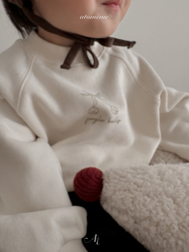 Atomeme - Korean Baby Fashion - #onlinebabyshop - Ribbon Bell Sweatshirt - 8