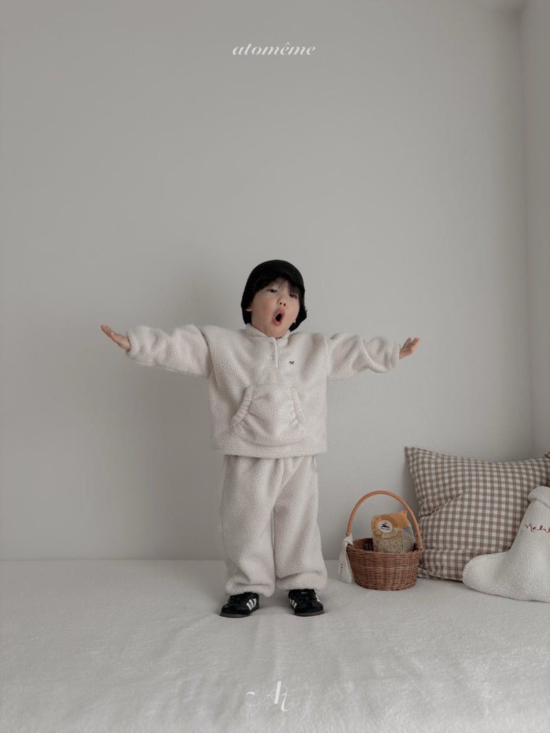 Atomeme - Korean Baby Fashion - #onlinebabyshop - Mongle Heavy Fleece Top - 7