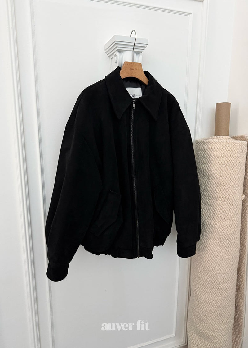 Auver_Fit - Korean Women Fashion - #momslook - Suede Back String Jumper - 6
