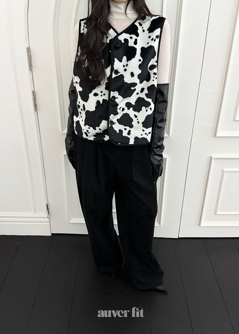 Auver_Fit - Korean Women Fashion - #momslook - Cowboy Reversible Vest - 3