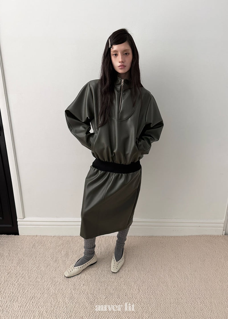 Auver_Fit - Korean Women Fashion - #momslook - Leather Belted Jumpsuit One-piece