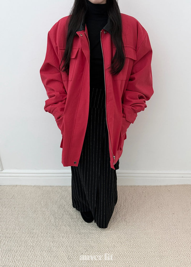 Auver_Fit - Korean Women Fashion - #momslook - Twill Lamb Jumper - 10