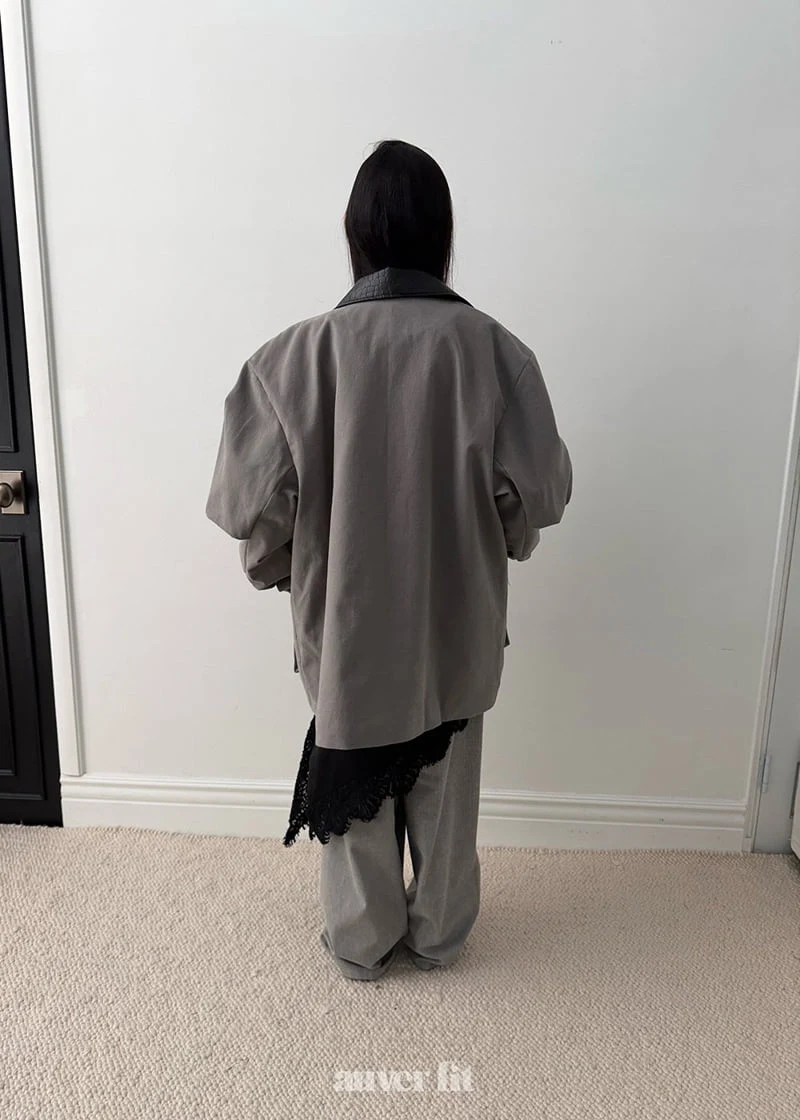 Auver_Fit - Korean Women Fashion - #momslook - Twill Lamb Jumper - 2