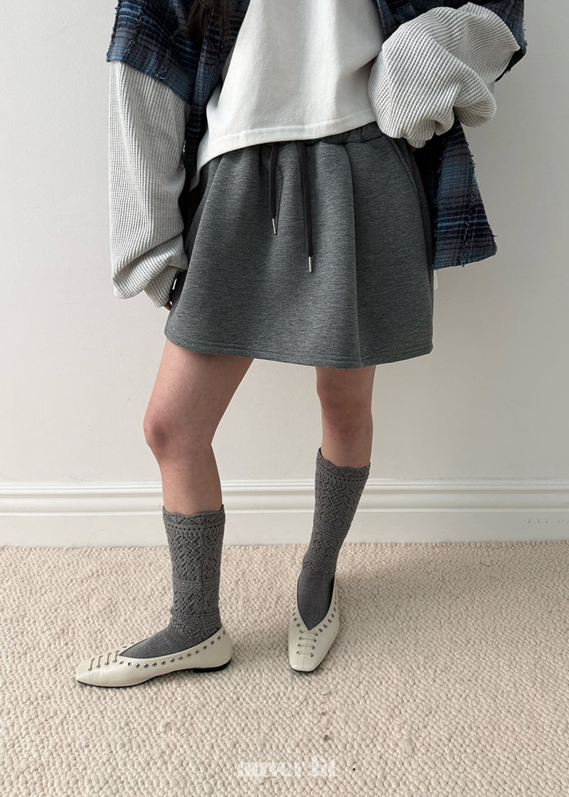 Auver_Fit - Korean Women Fashion - #momslook - Neoprene Skirt - 6