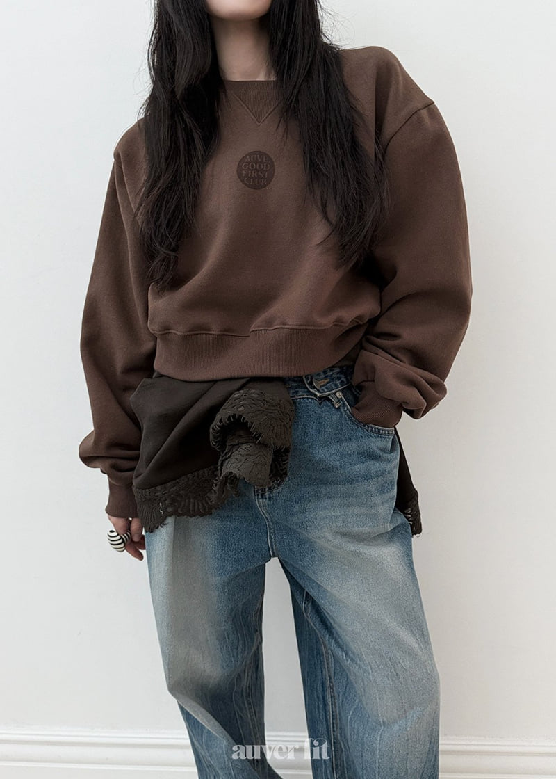 Auver_Fit - Korean Women Fashion - #momslook - Circle Sweatshirt - 2