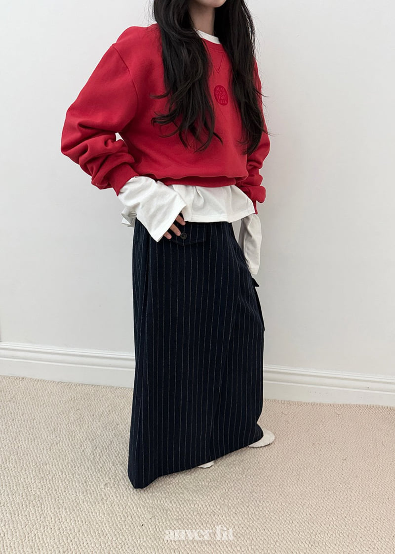 Auver_Fit - Korean Women Fashion - #momslook - Circle Sweatshirt - 6