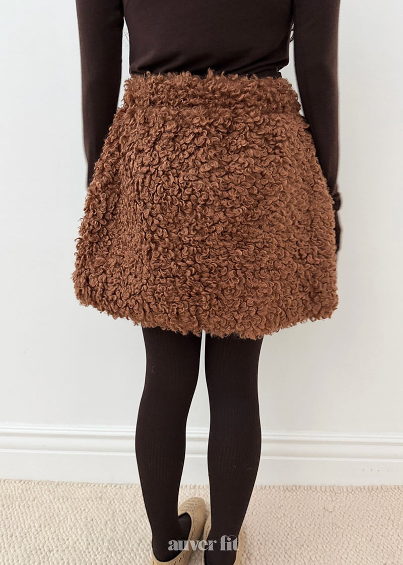 Auver_Fit - Korean Women Fashion - #momslook - Poodle Mini Skirt - 2