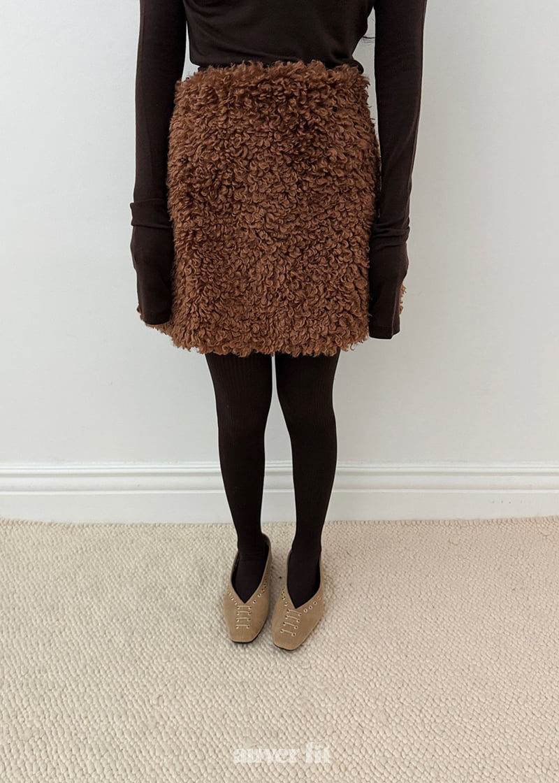 Auver_Fit - Korean Women Fashion - #momslook - Poodle Mini Skirt - 4