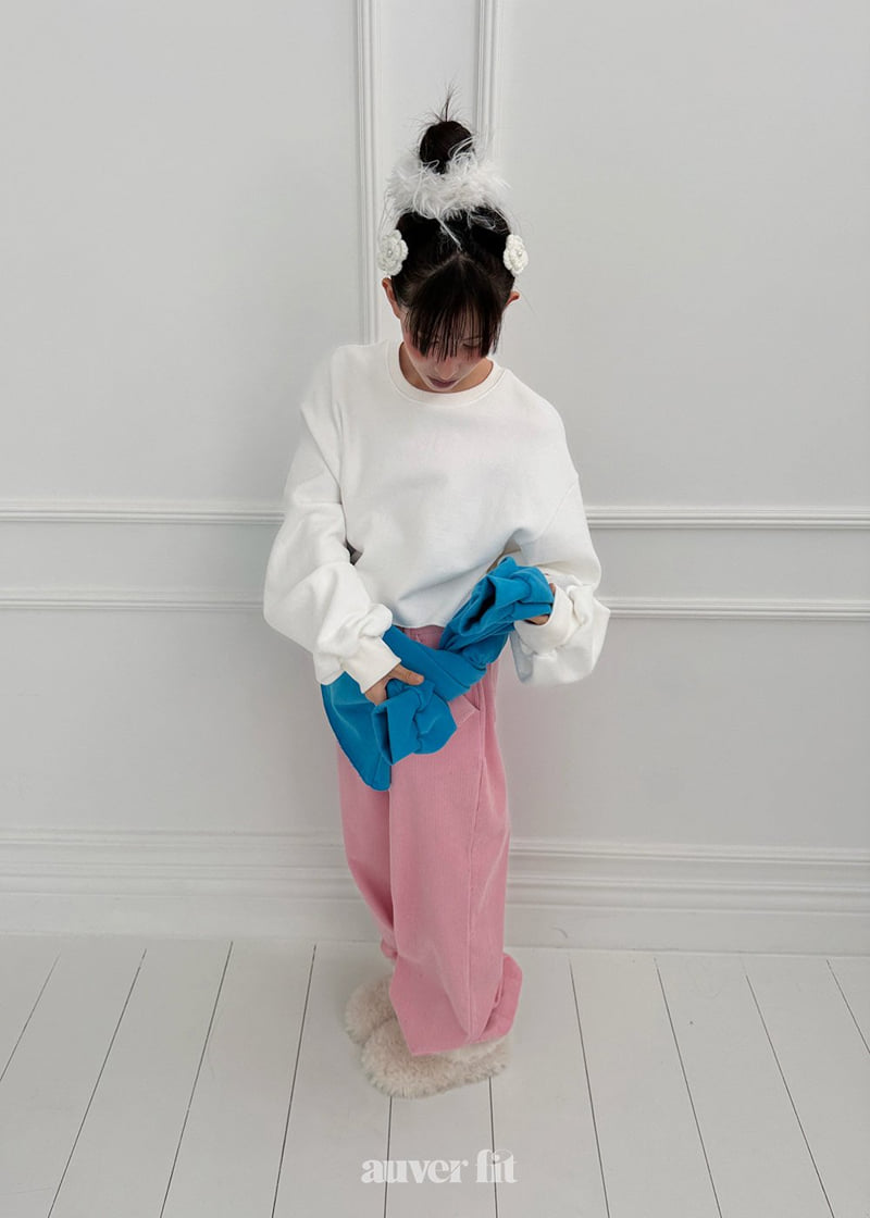 Auver_Fit - Korean Women Fashion - #momslook - Wave Crop Sweatshirt - 10