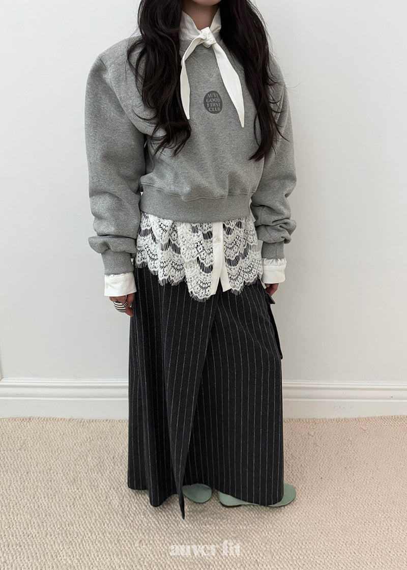 Auver_Fit - Korean Women Fashion - #restrostyle - Wool Strap Long Skirt - 10