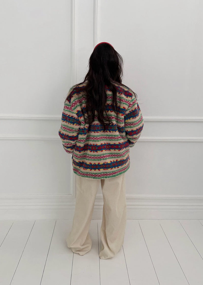 Auver_Fit - Korean Women Fashion - #shopsmall - Reversible Fleece Jumper - 5