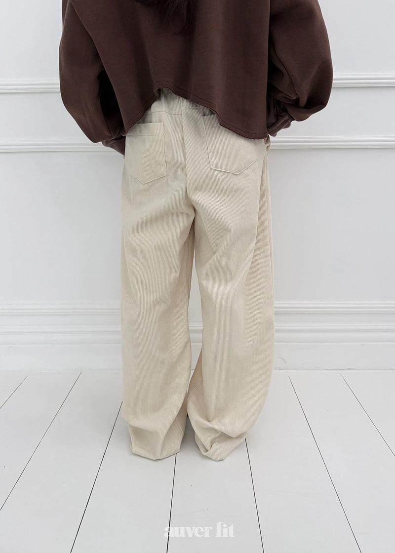 Auver_Fit - Korean Women Fashion - #thatsdarling - Straight Corduroy Pants - 5