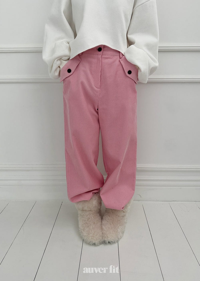 Auver_Fit - Korean Women Fashion - #thelittlethings - Straight Corduroy Pants - 6