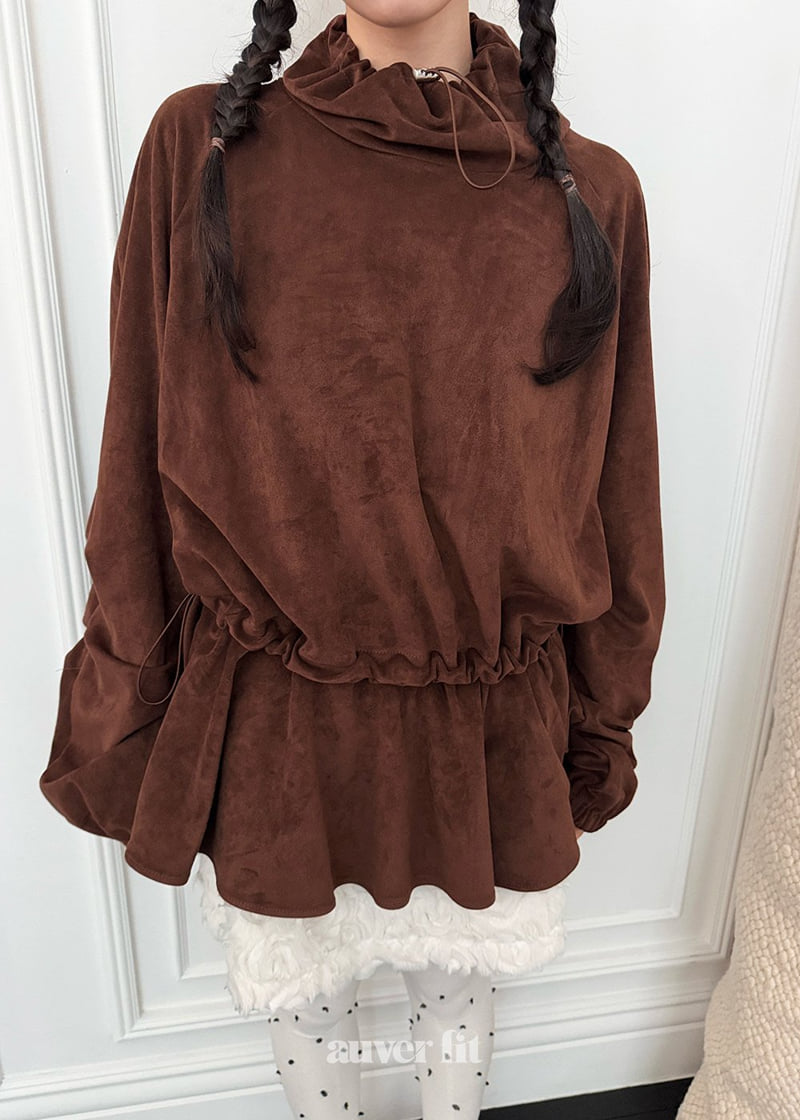 Auver_Fit - Korean Women Fashion - #womensfashion - Suede Anorak Tee - 8