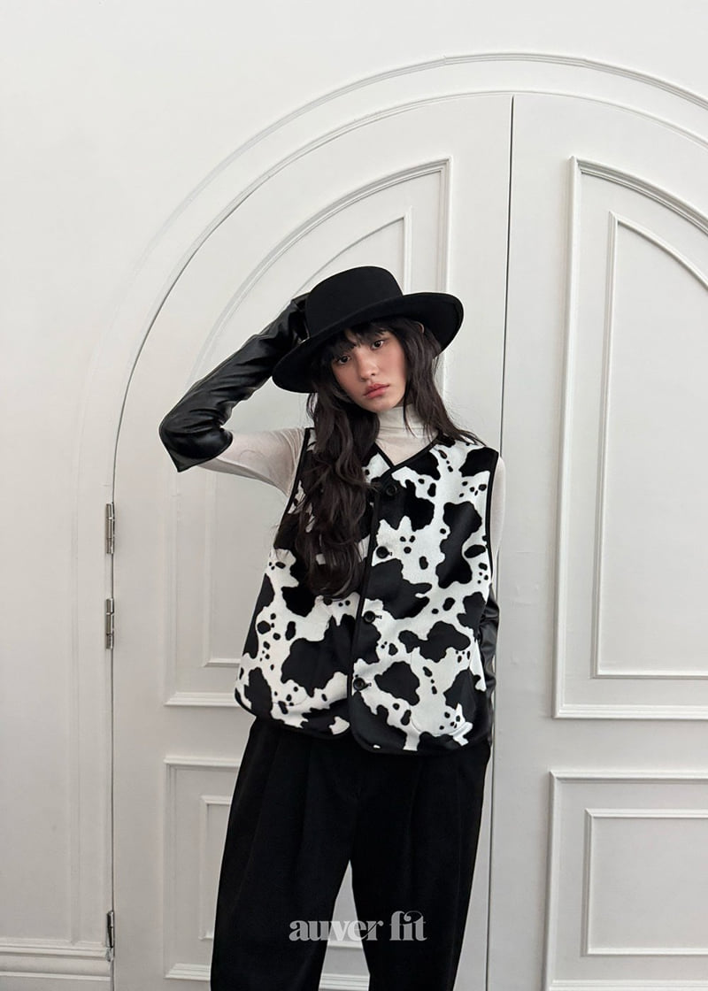 Auver_Fit - Korean Women Fashion - #momslook - Cowboy Reversible Vest - 4