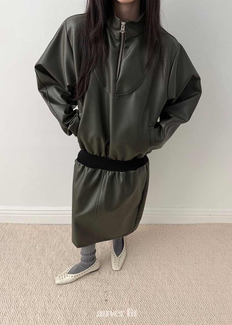 Auver_Fit - Korean Women Fashion - #womensfashion - Leather Belted Jumpsuit One-piece - 6