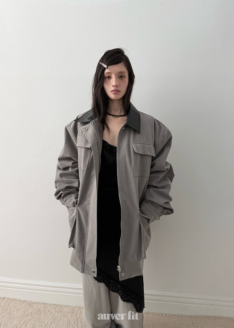 Auver_Fit - Korean Women Fashion - #womensfashion - Twill Lamb Jumper - 5