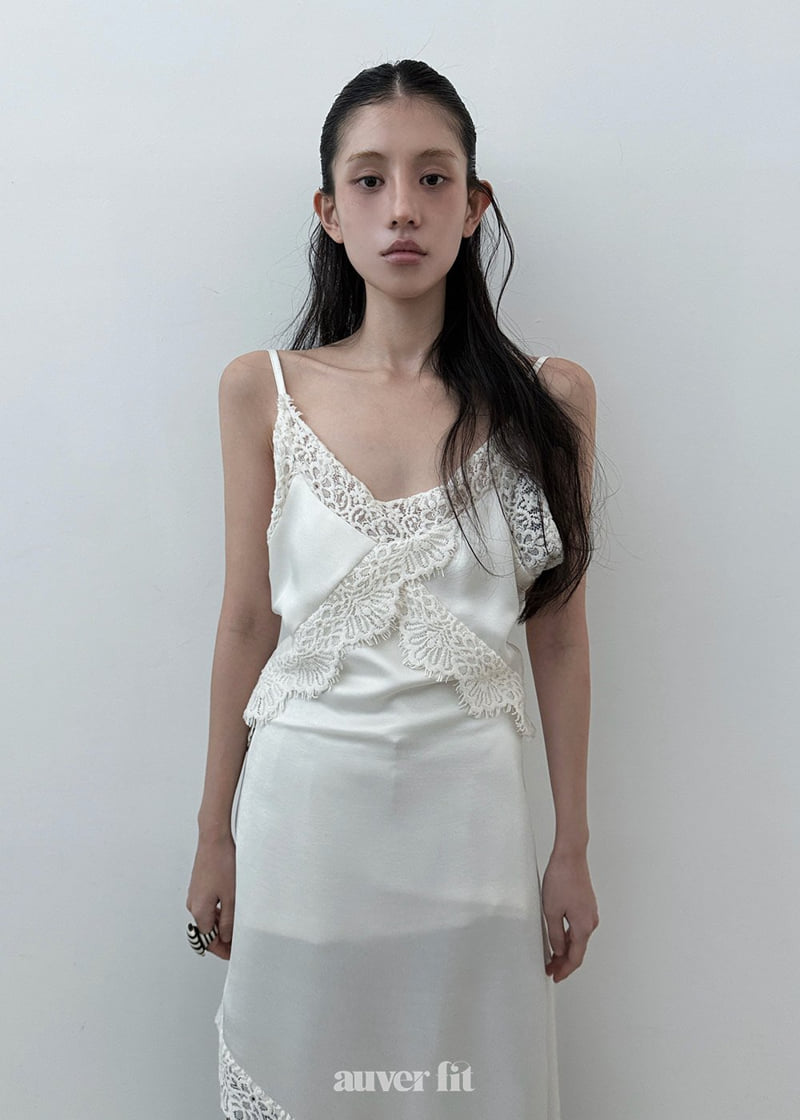 Auver_Fit - Korean Women Fashion - #womensfashion - Slim Lace One-piece - 10