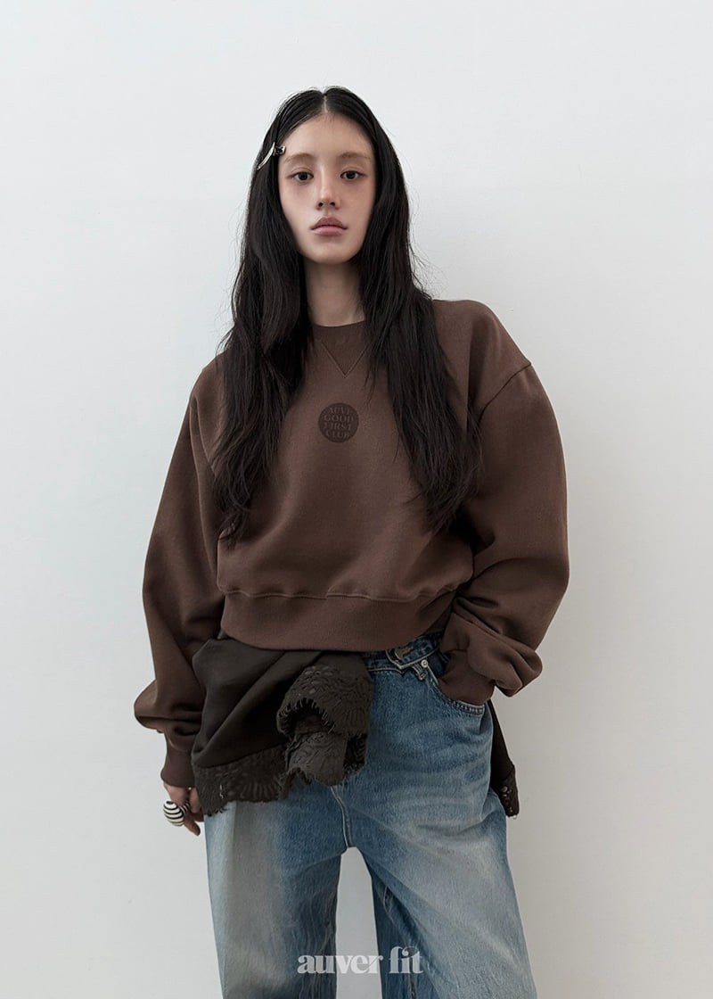 Auver_Fit - Korean Women Fashion - #womensfashion - Circle Sweatshirt