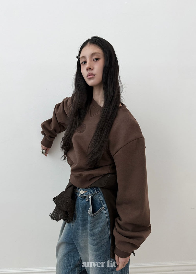 Auver_Fit - Korean Women Fashion - #womensfashion - Circle Sweatshirt - 3