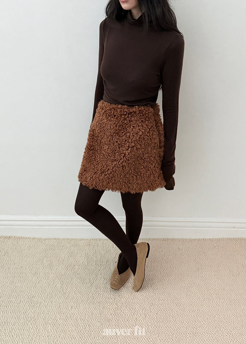 Auver_Fit - Korean Women Fashion - #womensfashion - Poodle Mini Skirt - 5