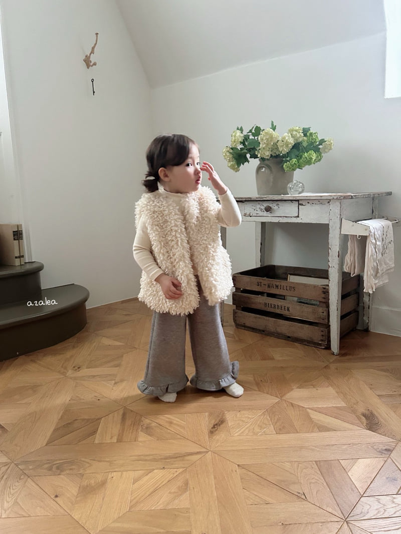 Azalea - Korean Children Fashion - #childrensboutique - Mocha Knit Fleece Pants - 4