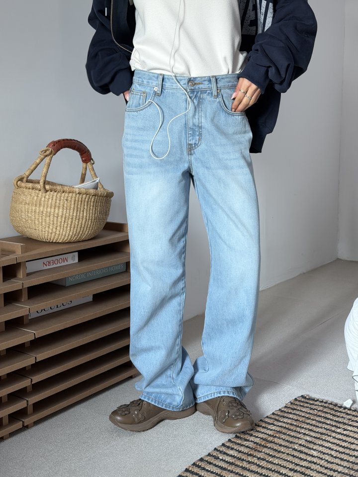 Baguette - Korean Women Fashion - #momslook - Wool Denim Pants - 2