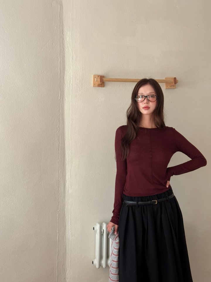 Baguette - Korean Women Fashion - #momslook - Wool Luxury Tee - 11
