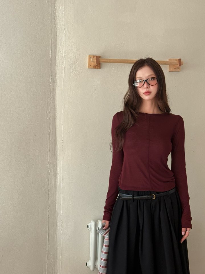 Baguette - Korean Women Fashion - #momslook - Wool Luxury Tee - 12