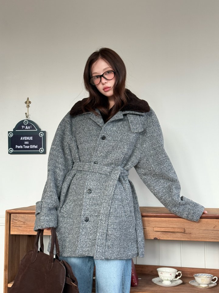 Baguette - Korean Women Fashion - #momslook - Nouveau Wool Coat - 2