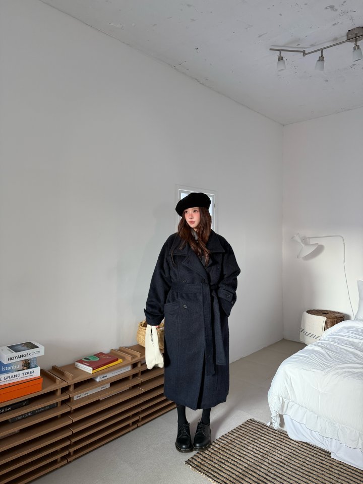 Baguette - Korean Women Fashion - #momslook - Mohair Wool Coat - 12