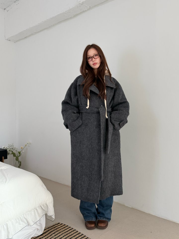 Baguette - Korean Women Fashion - #thelittlethings - Mohair Wool Coat - 4