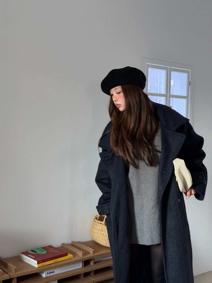 Baguette - Korean Women Fashion - #momslook - Mohair Wool Coat - 8