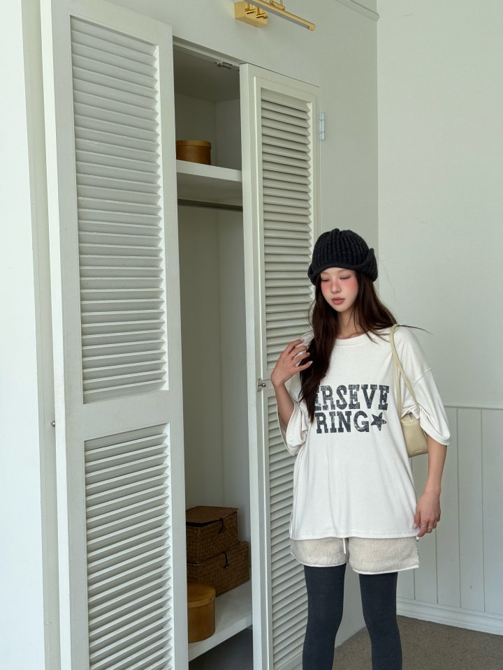 Baguette - Korean Women Fashion - #pursuepretty - Star Short Sleeve Tee - 7