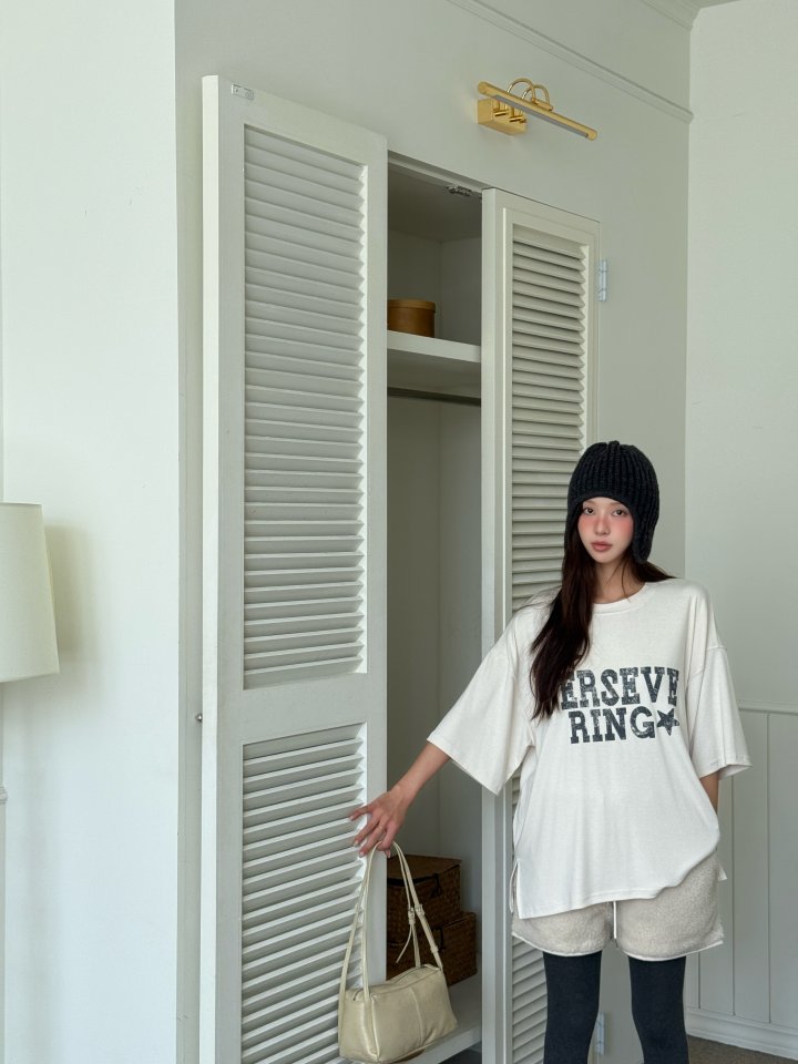 Baguette - Korean Women Fashion - #shopsmall - Star Short Sleeve Tee - 10