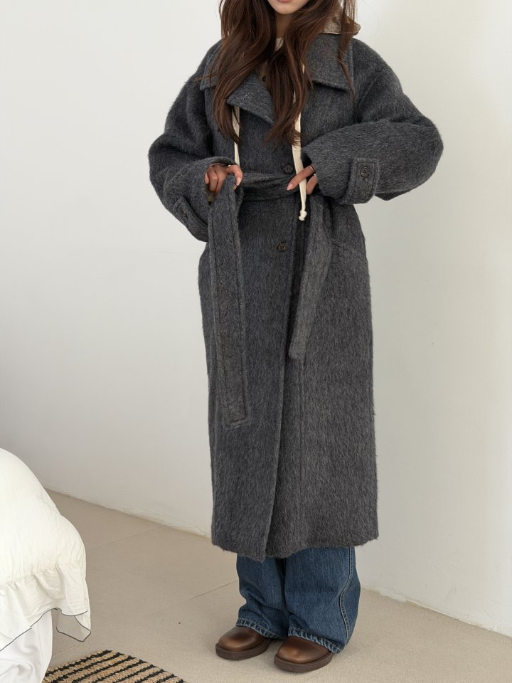 Baguette - Korean Women Fashion - #thelittlethings - Mohair Wool Coat - 3