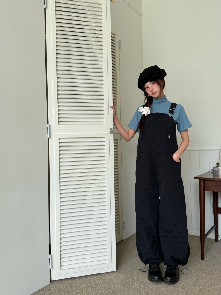 Baguette - Korean Women Fashion - #vintageinspired - Padded Jumpsuit - 9