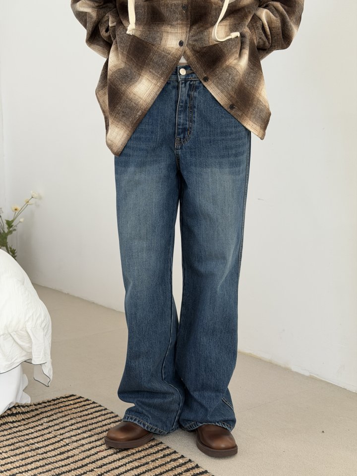 Baguette - Korean Women Fashion - #womensfashion - Wool Denim Pants - 9