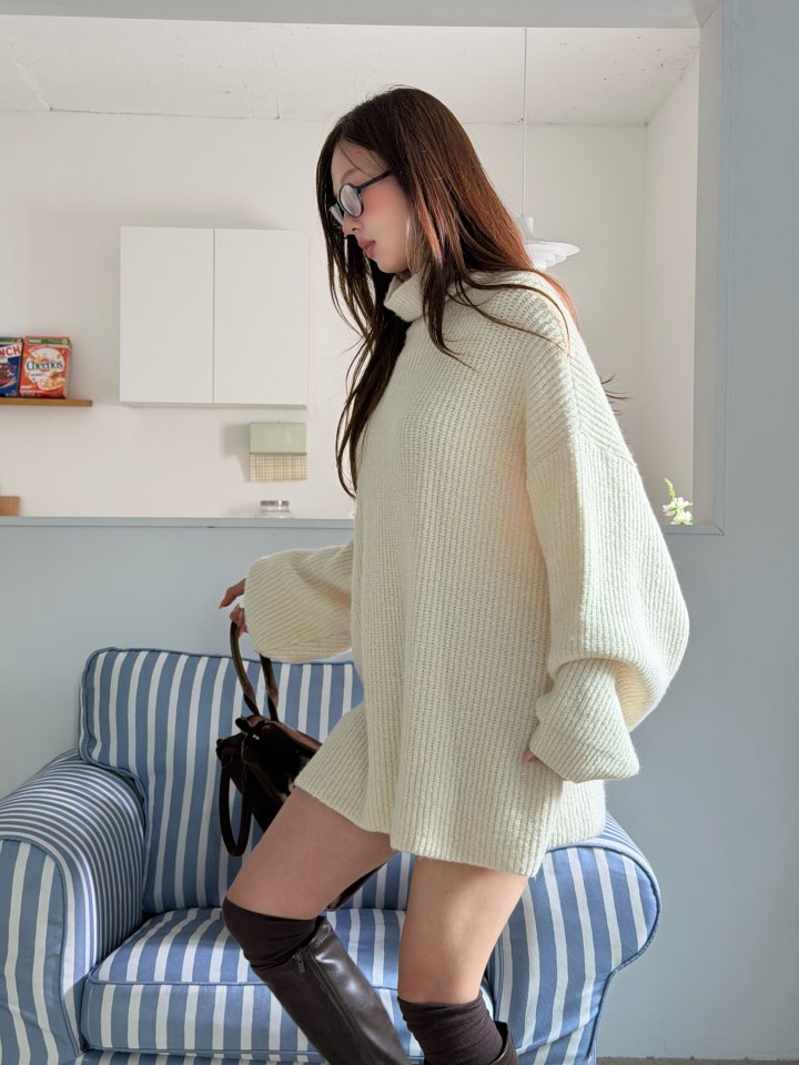 Baguette - Korean Women Fashion - #womensfashion - Polar Knit One-piece - 10